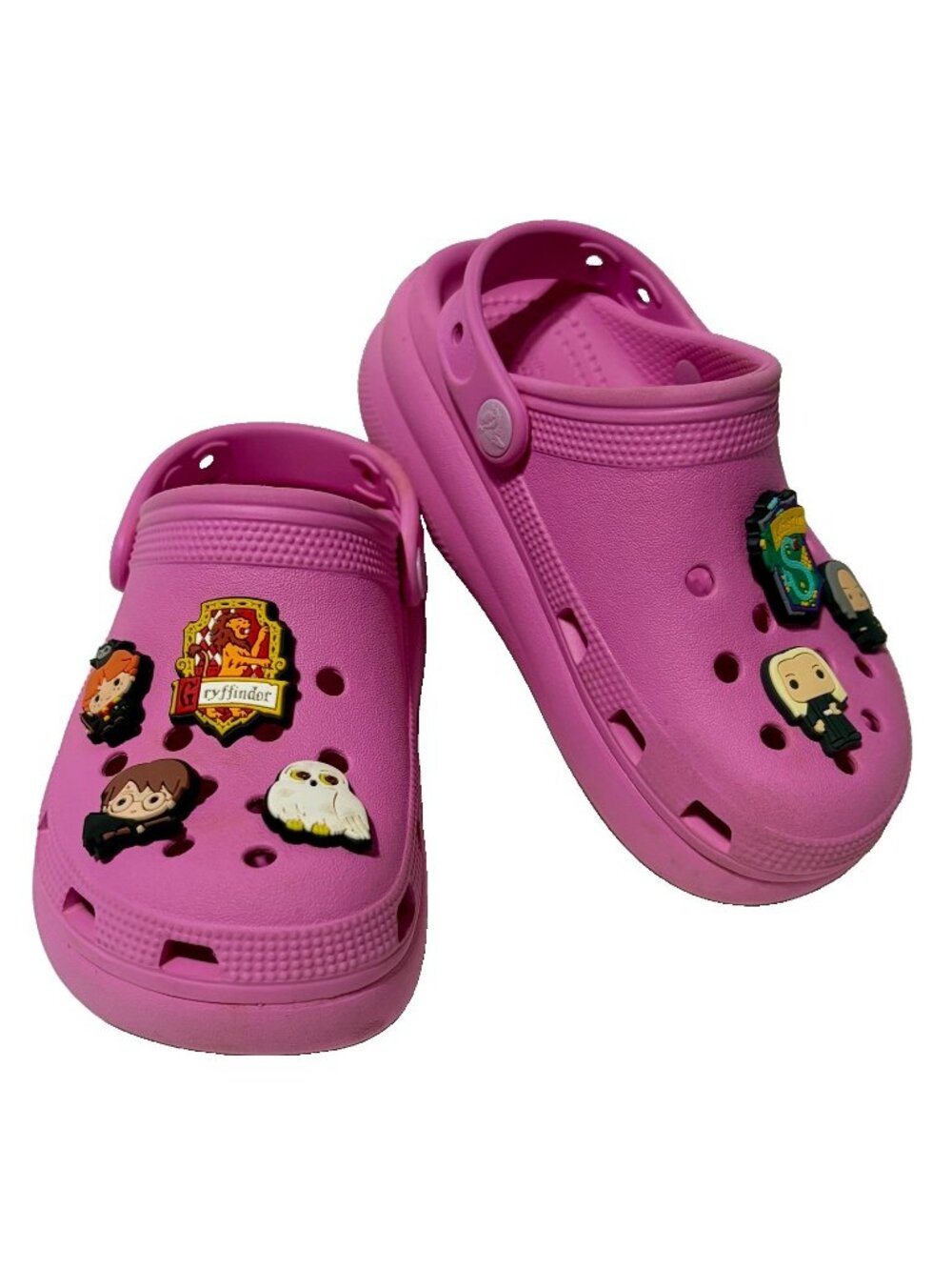 Crocs Cutie Crush Pink Clogs With Charms Kid’s Size J 1
